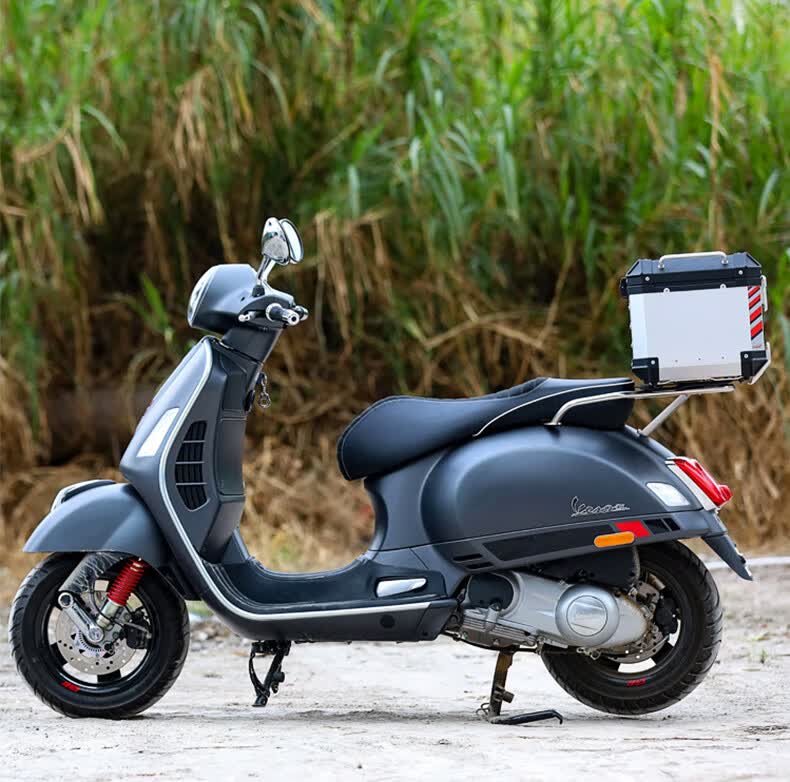 loboo萝卜摩托车尾箱维斯帕vespa150gts300改装铝合金后尾架底板t款36