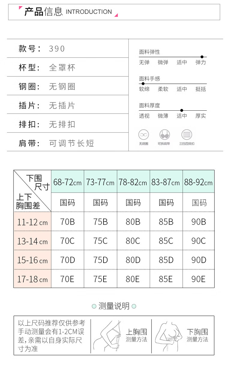胖妹妹大码文胸加大美背无钢圈胸罩胖薄聚拢加大码文胸无钢圈震运动