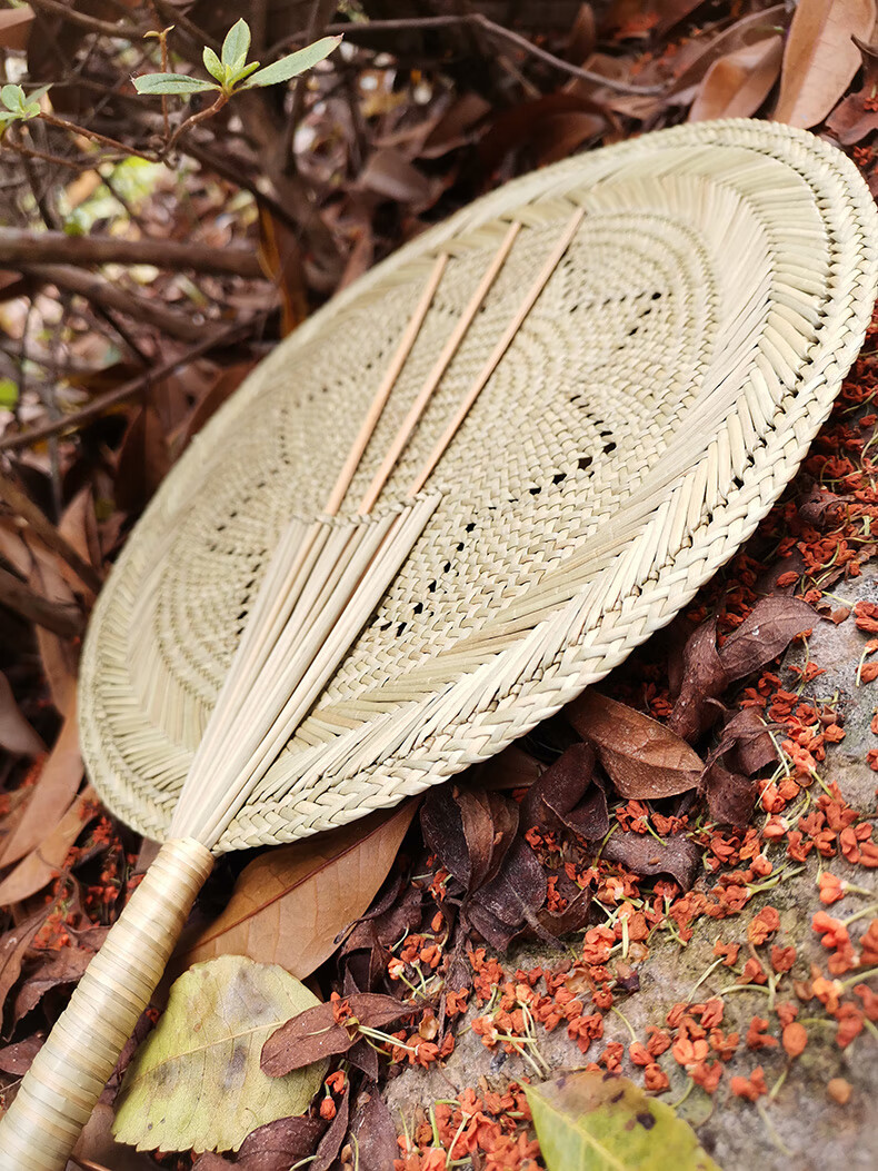 蒲扇蒲扇中国风手工扇汉服古风手摇纳凉宝宝驱蚊传统草编流苏老式扇子
