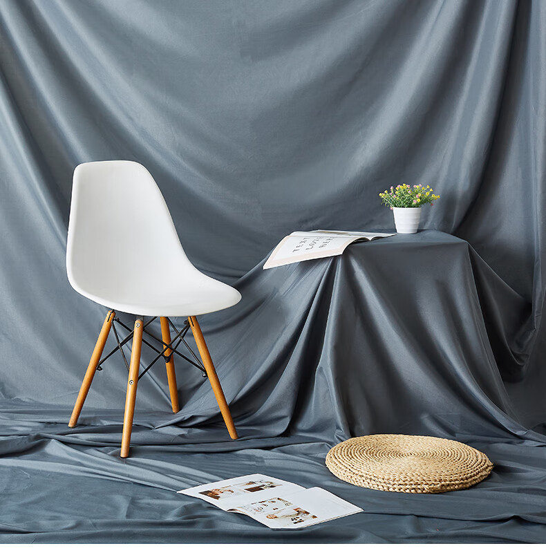 华为hua智选生态通用网红直播ins北欧白布拍照背景布服装产品拍摄灰色