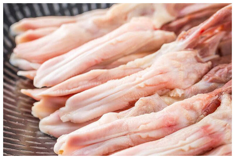 大号新鲜鸭舌冷冻鸭舌生鸭舌生鲜鸭舌头2斤约90根品质之选