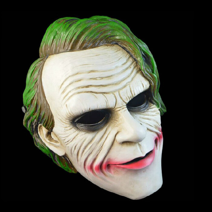 晓龙圣诞万圣节蝙蝠侠树脂小丑面具暗黑骑士v字仇杀队假面派对酒吧