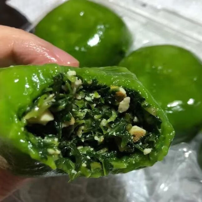马兰头青团上海南京西路总店王家沙细沙马兰头荠菜鲜肉鲜贝鲜肉青团