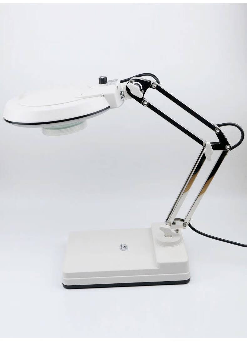 放大镜高倍特大台式放大镜带灯30高倍高清20倍10倍老人阅读看书钟表