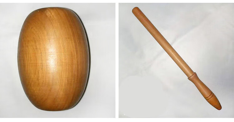 烧卖锤走锤烧麦锤烧麦槌做烧麦皮开酥饺子皮专用滚轴式擀面杖 特大号