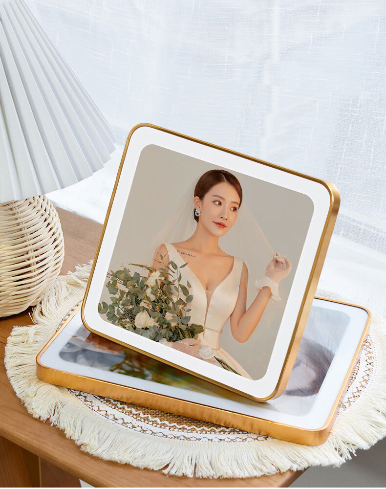 京选优品三四六九宫格相框摆台定制水晶洗相片婚纱照艺术多照片制作加