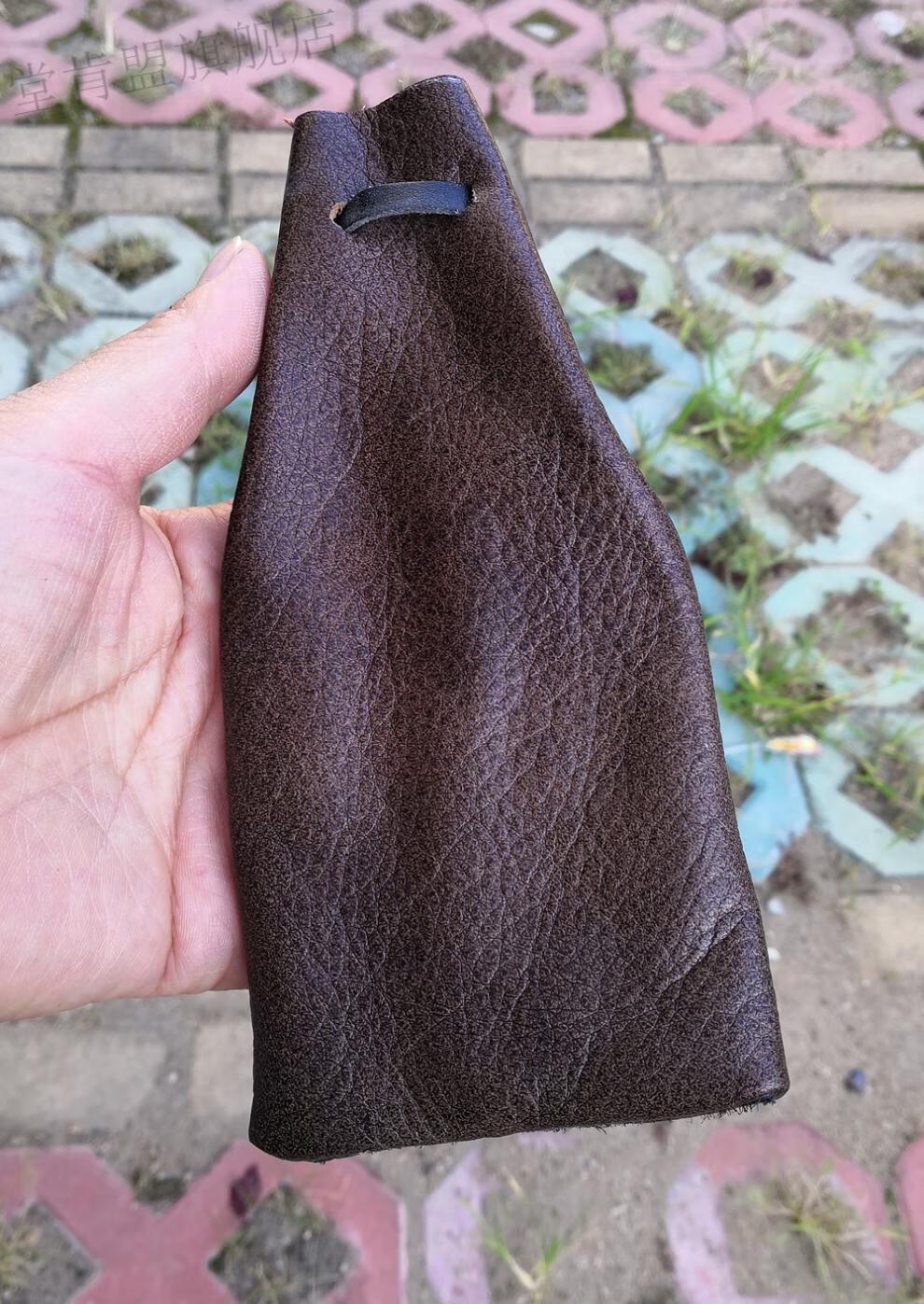 堂肯盟真皮烟斗包烟丝包牛皮烟斗保护袋老式旱烟包随身便携收纳卷烟烟