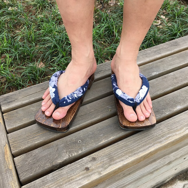 木屐拖鞋男供应全民抢购/男士木屐拖鞋子/日本男/平跟圆头/木头鞋积方