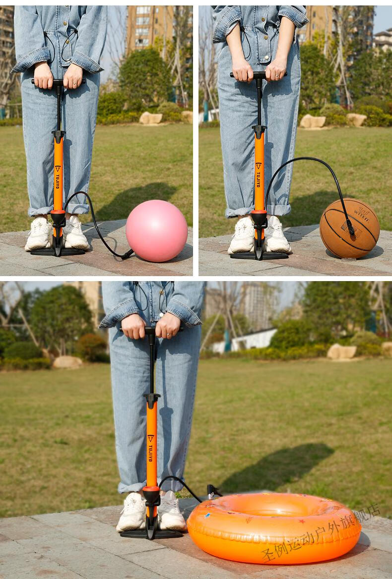 2022升级款多功能省力家用高压打气筒自行车电动车电瓶车摩托车汽车