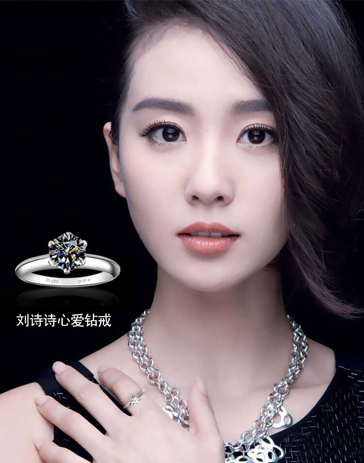 wsryxxsc 情侣结婚对戒 男女一对婚礼银戒指开口仿真钻戒 男款闭口