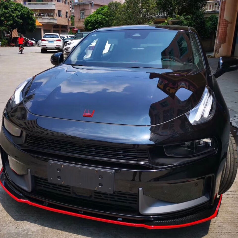 仓梵适用于领克03改装前铲装饰运动大包围汽车用品前唇脸碳纤维套件