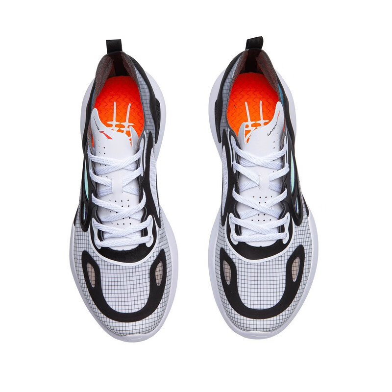 李宁休闲鞋男新款羿星男子潮流休闲鞋时尚百搭慢跑鞋aglq023标准黑