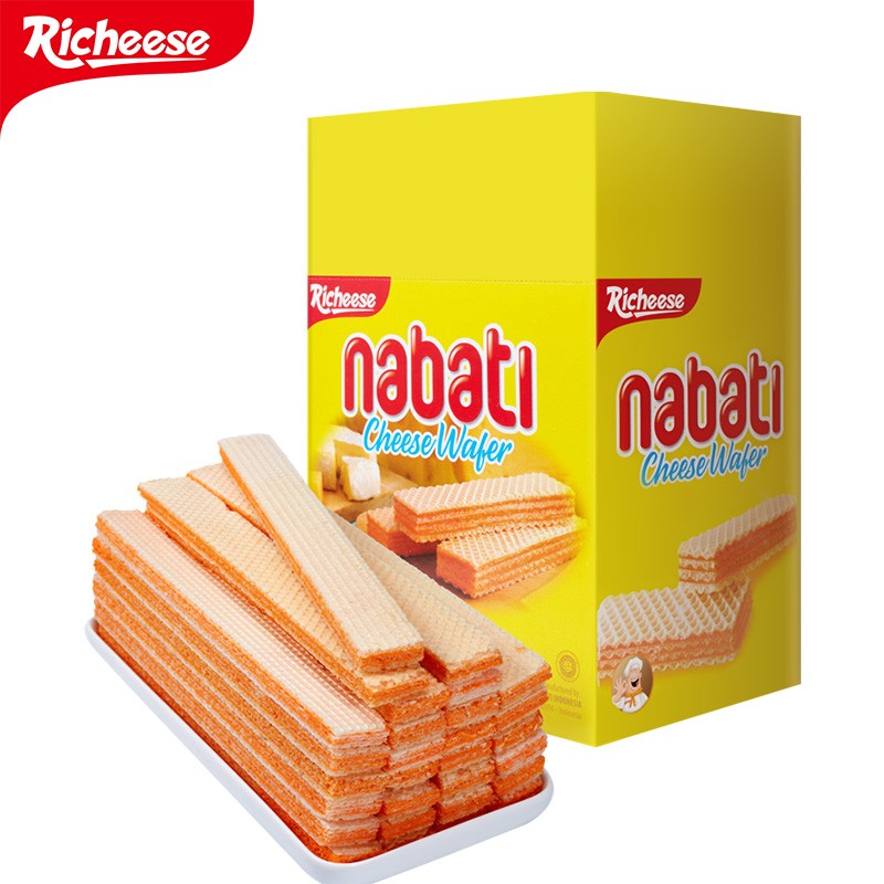 nabati丽芝士奶酪味威化饼干460g盒7件