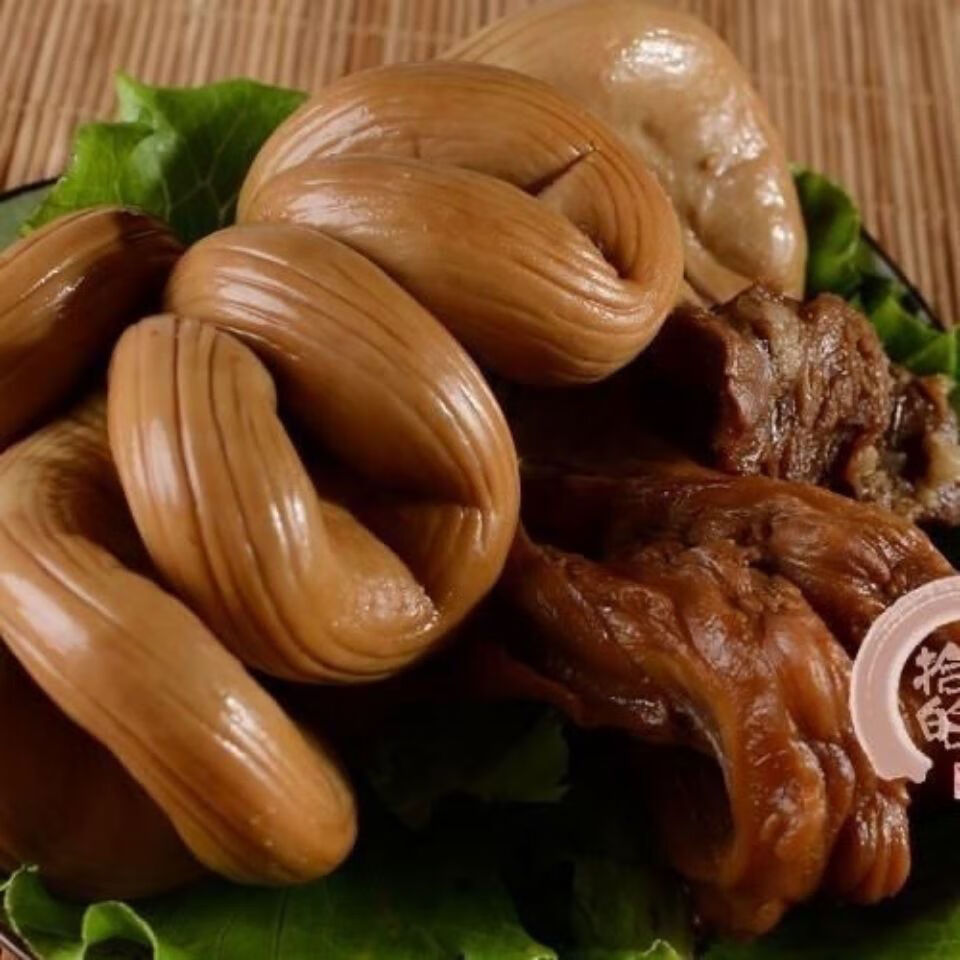 【猪欢喜 子宫 花肠新鲜猪脆肠】新鲜发货 发情期猪阴四件套带花肠