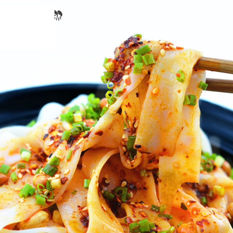 五份装红油米皮遵义名优小吃凉拌贵州特产正宗凉皮素米皮方便红油米皮