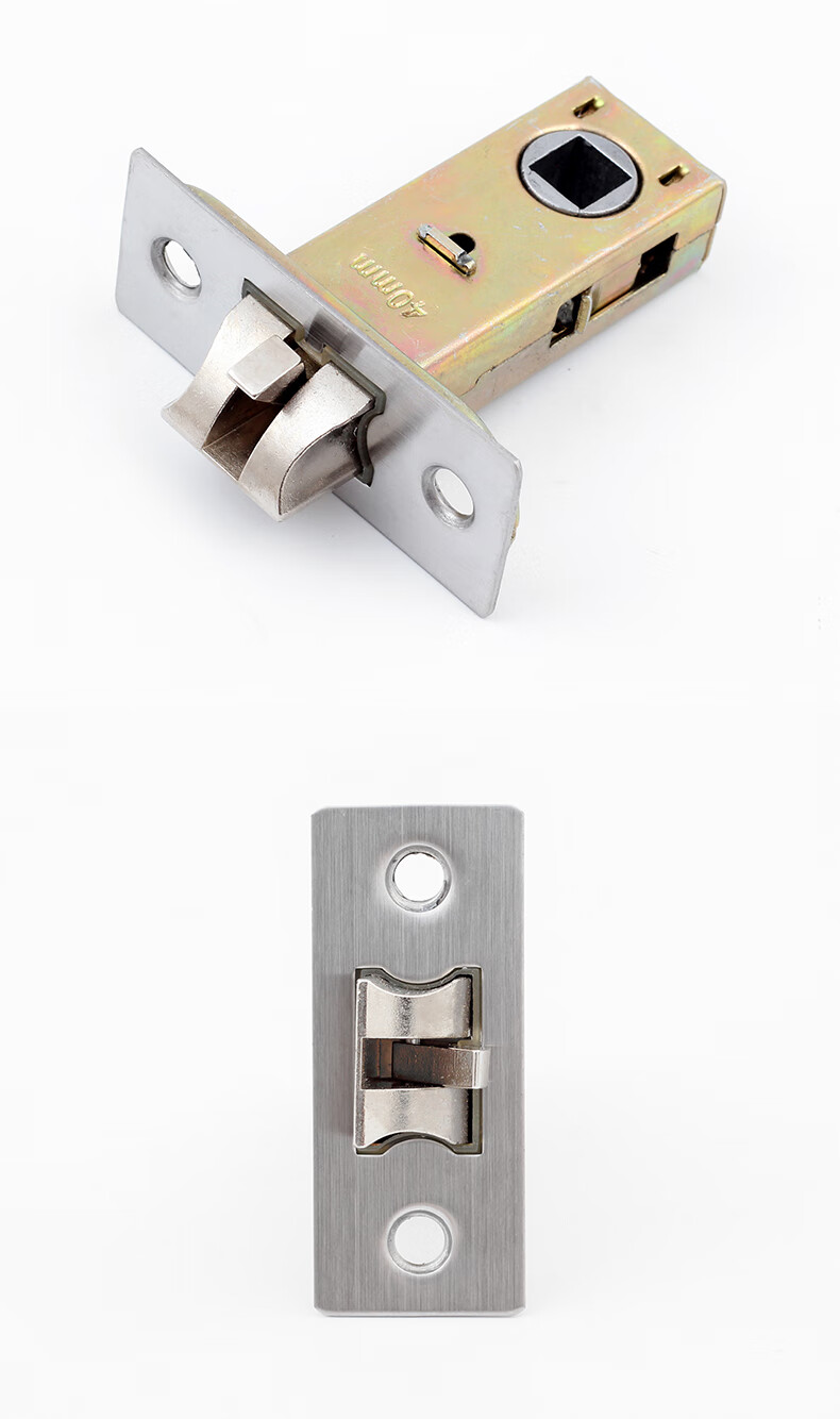 卫生间锁舌锁芯单舌门锁房门锁浴室锁心小锁舌配件室内锁体卫浴锁边距