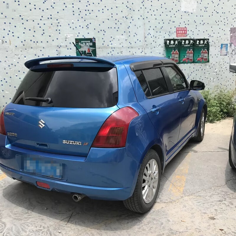 诺纳适用于长安铃木雨燕尾翼雨燕改装用原厂款定风翼雨燕abs材质烤漆