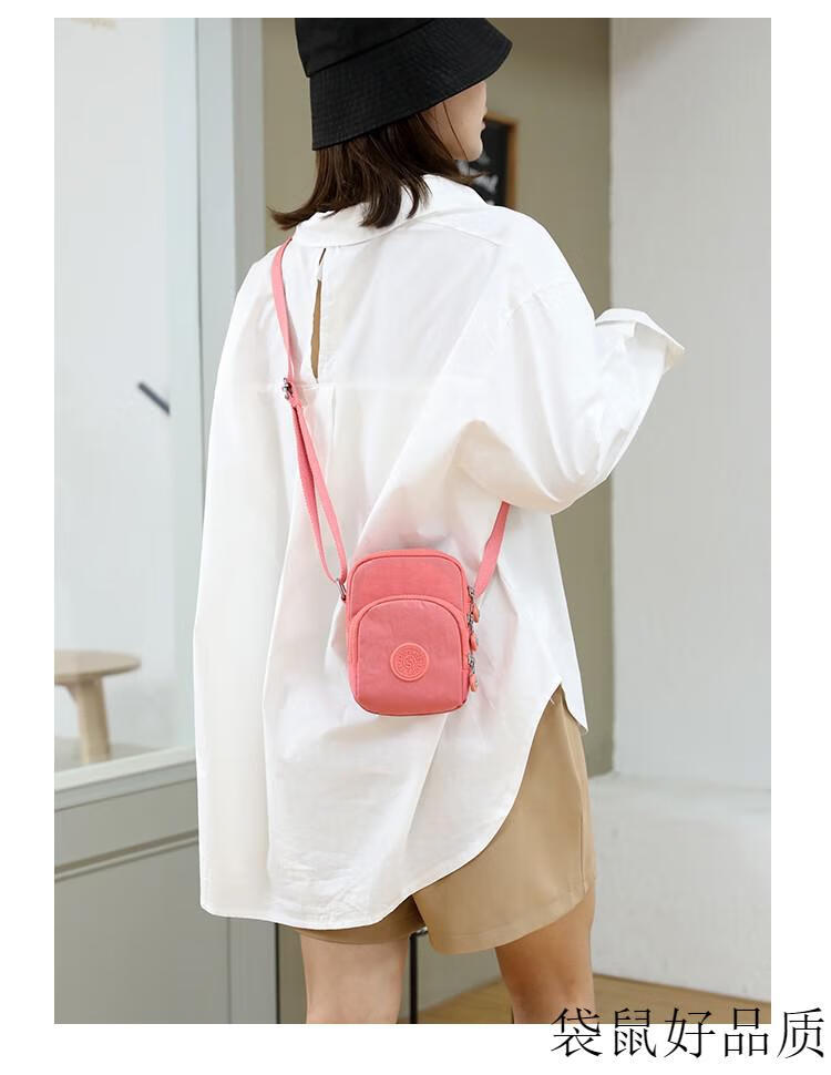 酷奇袋鼠女士迷你小斜挎包女ins潮女士小挎包简约轻便挂包手机包休闲