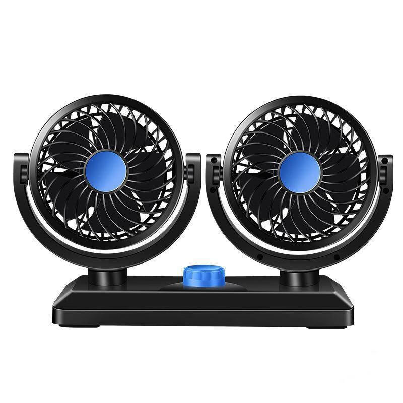 适用于车载电风扇24v大风力面包大货车专用空调扇汽车车用12v24v