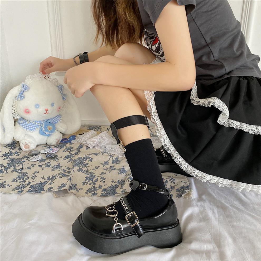 玛丽珍洛丽塔鞋子英伦风女鞋日系jk暗黑小皮鞋女玛丽珍鞋学院风lolita