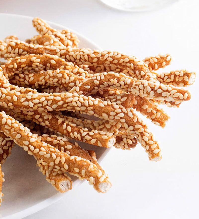 无蔗糖芝麻条老式传统营养零食芝麻棍咸味小吃香脆怀旧零食无蔗糖芝麻