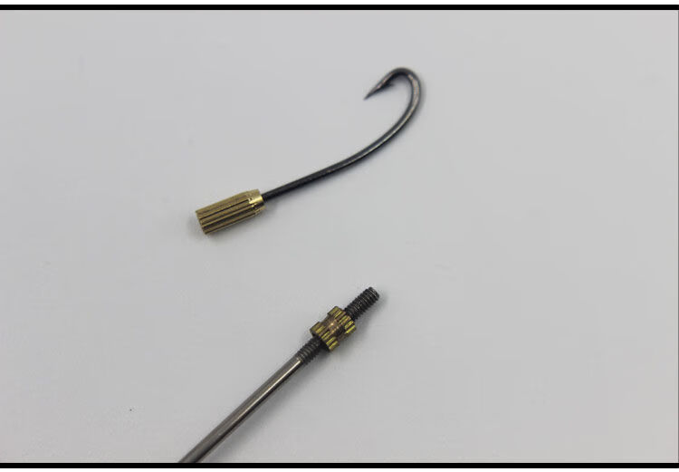 u钓黄鳝钩鳝鱼钩黄鳝钓组有倒刺歪嘴鱼钩引钩勾黄鳝引条野钓渔具音然