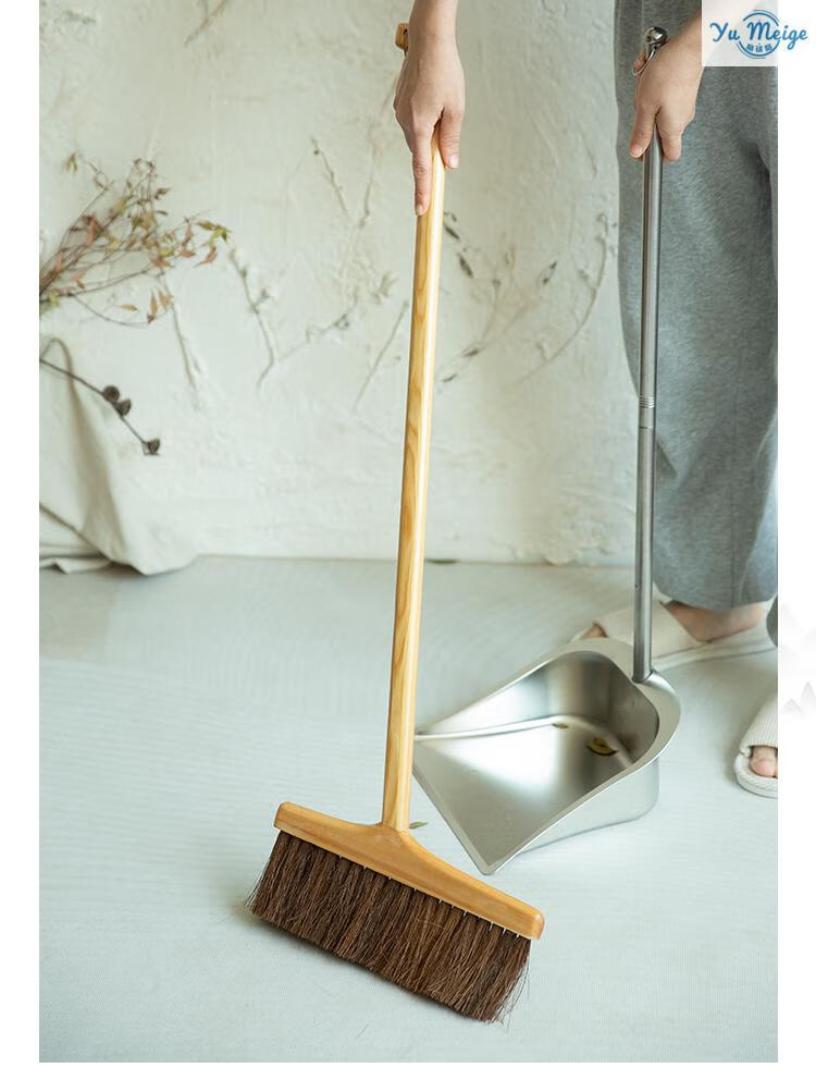 2022新款矬子扫把 椰棕扫把无静电家用除尘清洁木地板扫帚棕榈笤帚