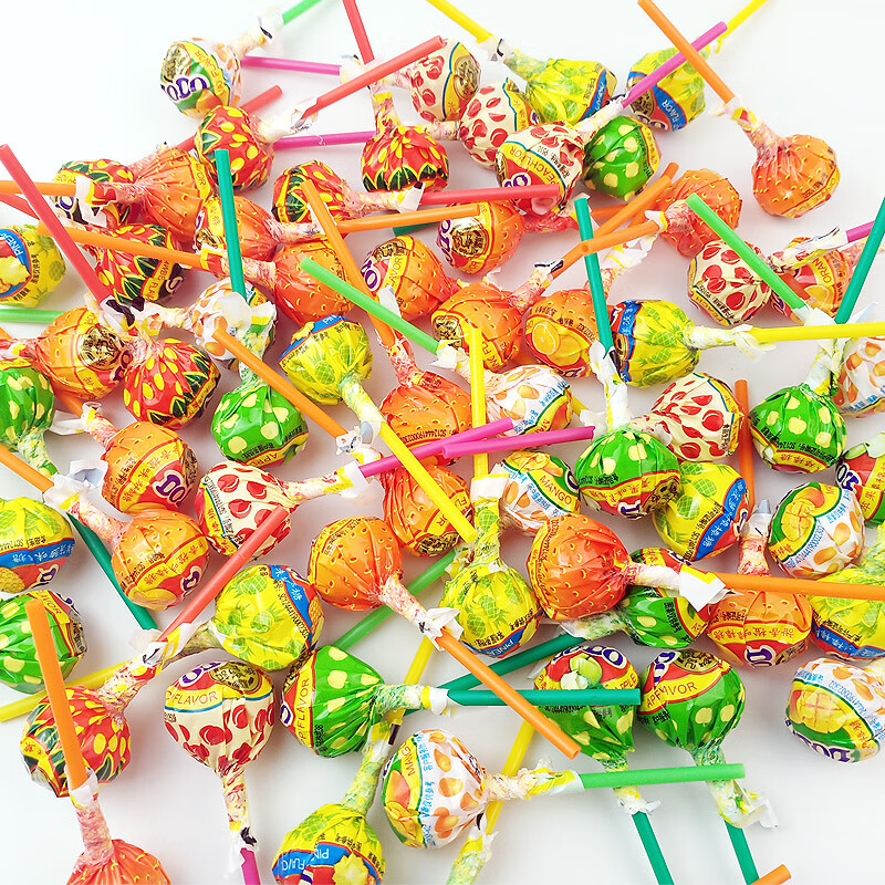 徐福记棒棒糖多嘟棒糖果水果混合味桶儿童零食罐结婚庆喜糖硬糖散装