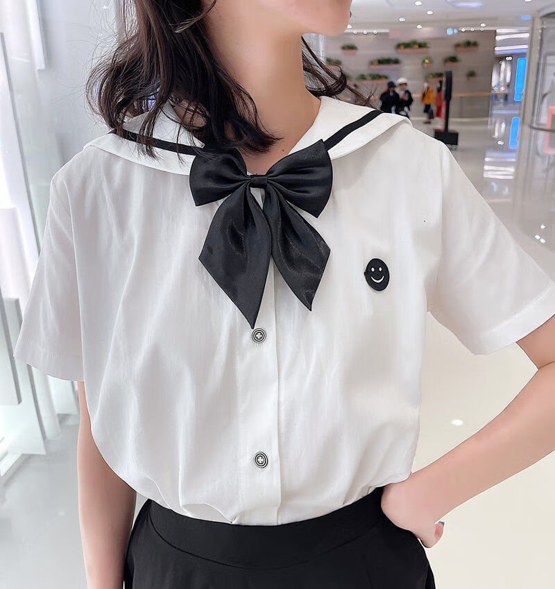 班服高中生夏季衬衫女生裙子套装英伦学院风学生装毕业季校服定制女套