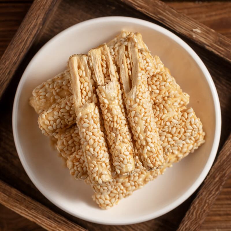 fghgf 芝麻杆糖棍老式麦芽糖手工特产怀旧小包装空心8090儿时零食 (约