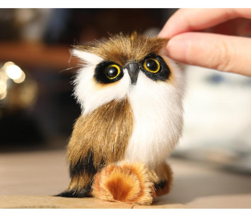 哈利波特猫头鹰玩偶海德薇雪鸮毛绒公仔的周边小挂件摆件书包玩具