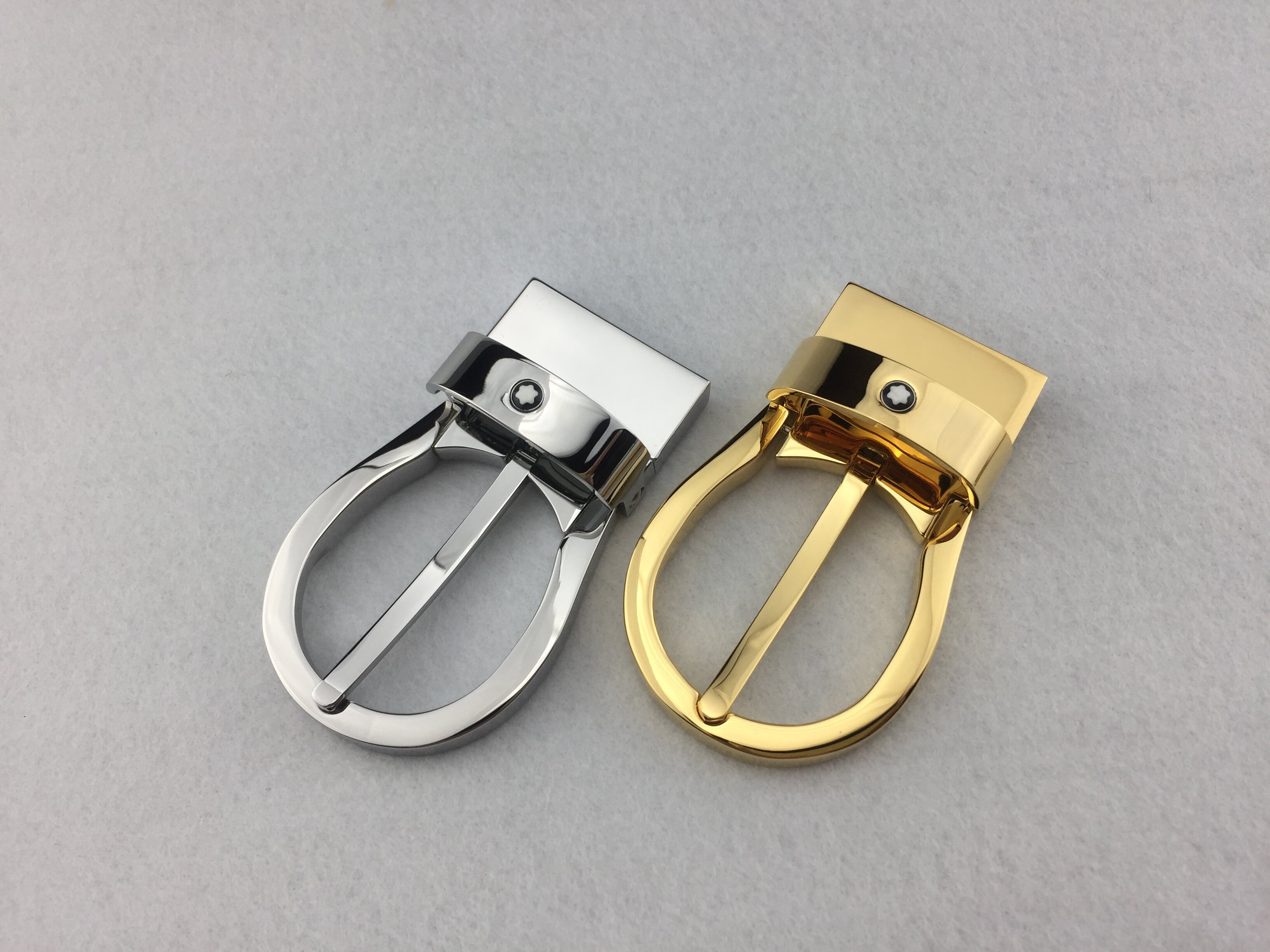 男士万宝龙皮带扣头针扣单卖铜商务裤腰带配件卡扣3530f马蹄金35