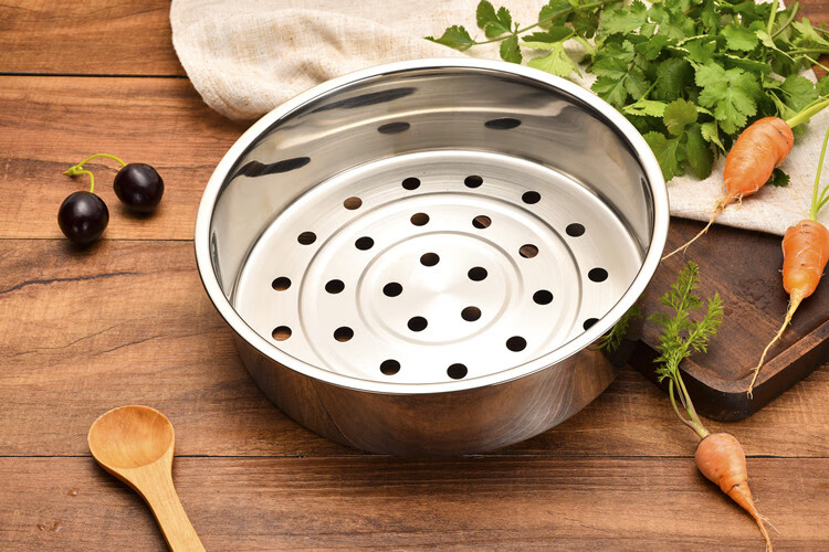 通用型不锈钢电饭煲蒸笼 美的电饭锅蒸格九阳蒸屉蒸层蒸架3l4l5升 5l