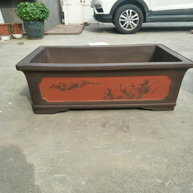 宜兴紫砂花盆特大号1米——1.