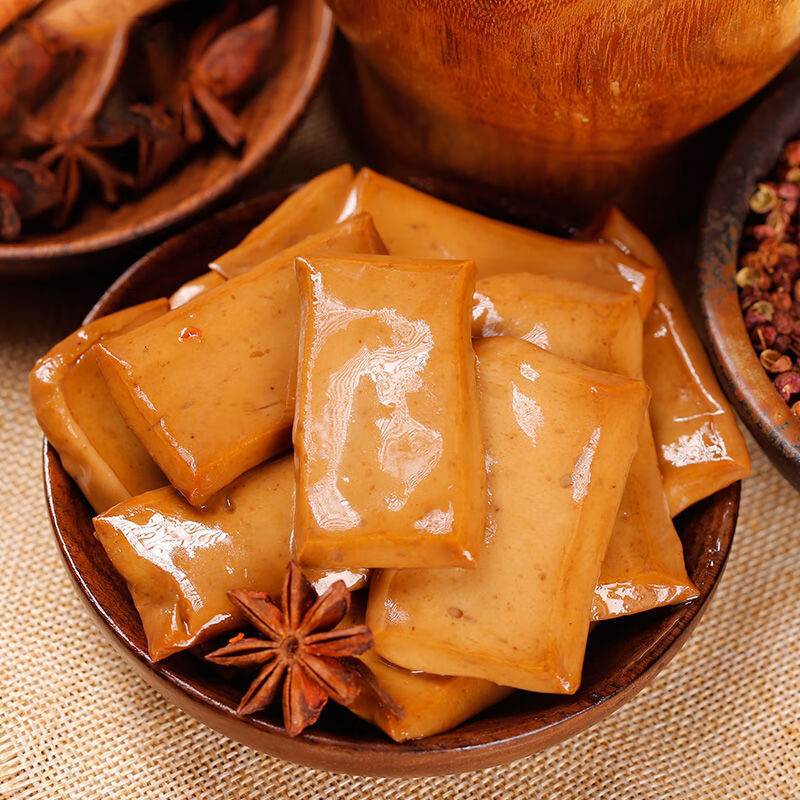 重庆手磨豆腐干q弹嫩豆干零食小吃办公室/聚会休闲小包装零食 4斤麻辣