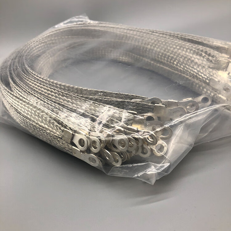 镀锡铜编织带桥架接地线跨接线软连接25平方4平方6平方纯铜国标25平方