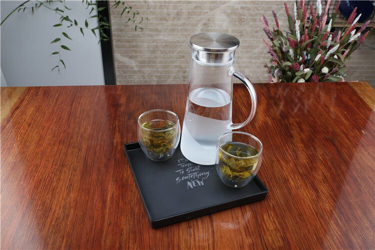 杯盘彩色方形盘子家用客厅杯盘酒店茶杯毛巾托盘大号塑料仿瓷创意密胺