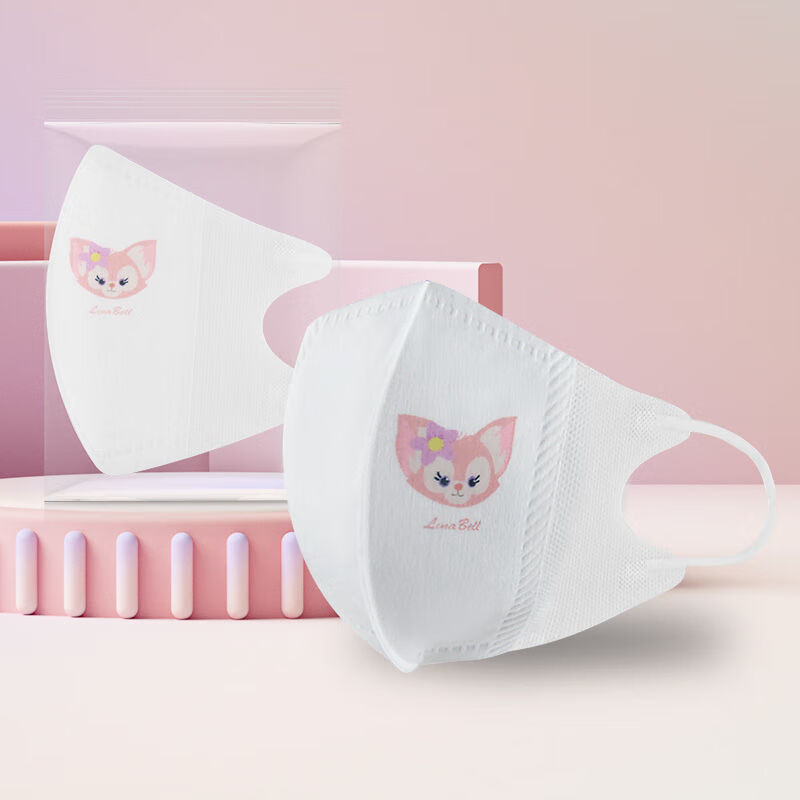 烨白 新品皮卡丘口罩3d立体可爱卡通高颜值口罩透气印花版男女宝宝