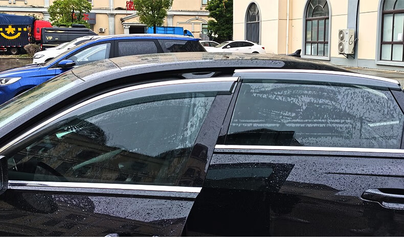 温妤2022新款适用于奥迪a6l晴雨挡a4l车窗雨眉q5q7挡雨板q2lq5l不锈钢