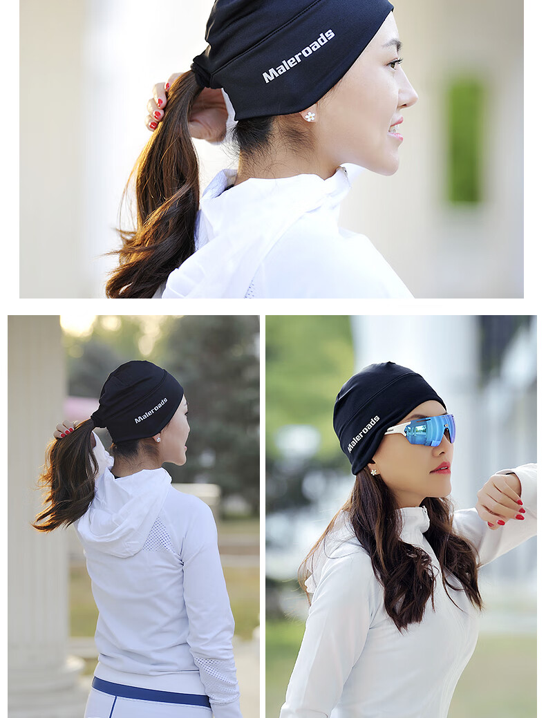 日本高档秋冬款防风保暖户外运动帽马拉松骑行滑雪速干男女抓绒帽跑步