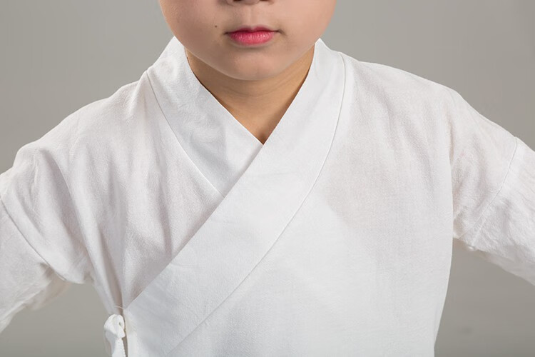 古装睡衣女中衣古装汉服男女儿童中衣打底内衬白色竹节棉古代睡衣表演