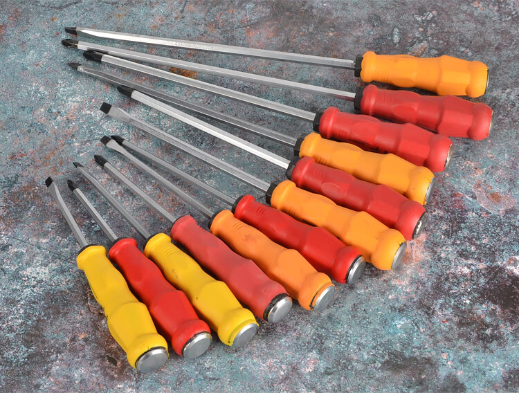 穿心超硬螺丝刀可敲击十字穿心一字穿心加长起子特长改锥通心一体定制