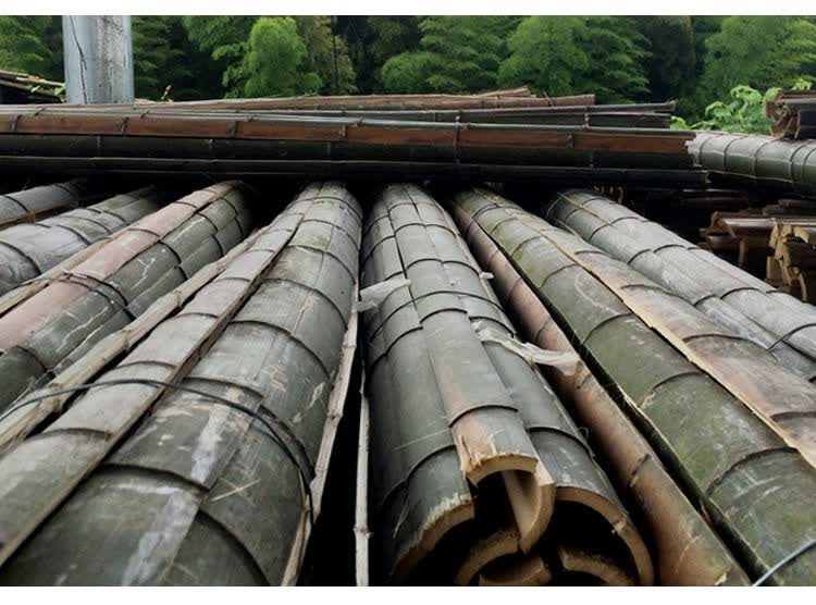 竹片竹条楠竹毛竹板温室龙骨大棚竹篱笆蔬菜架农用搭架竹栅栏竹子君吻