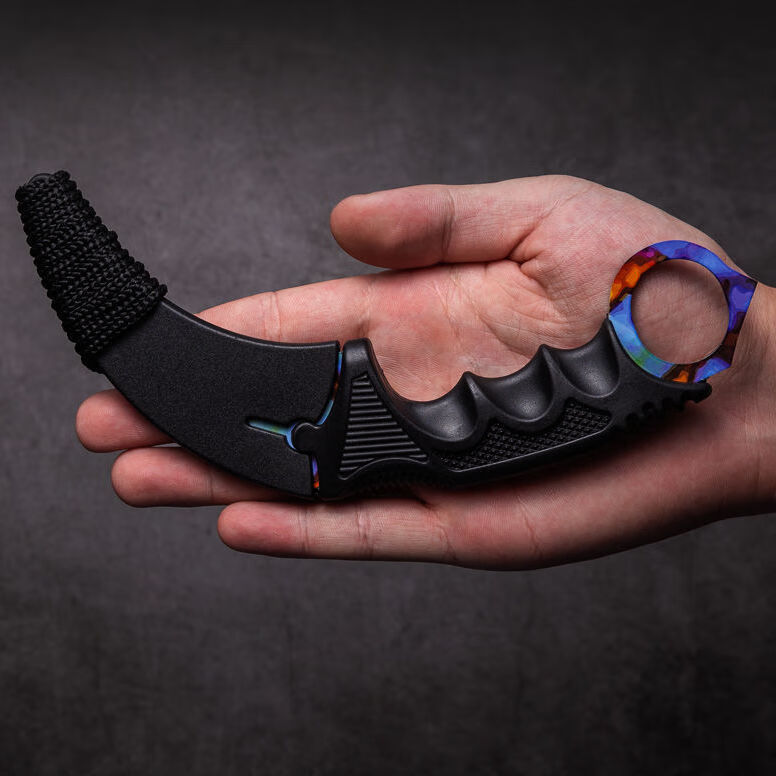 爪子刀防身小刀随身便携战狼鹰爪刀弯刀瑞士军刀户外求生刀具 刀套