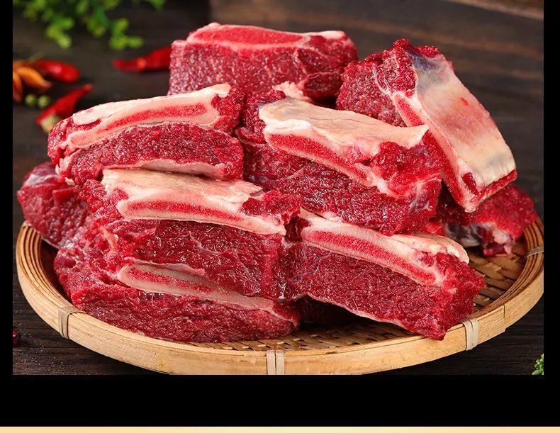 原切黄牛排骨肋排牛肋骨块牛仔骨羽骨牛胸骨内蒙新鲜牛肉牛肋条 肋骨