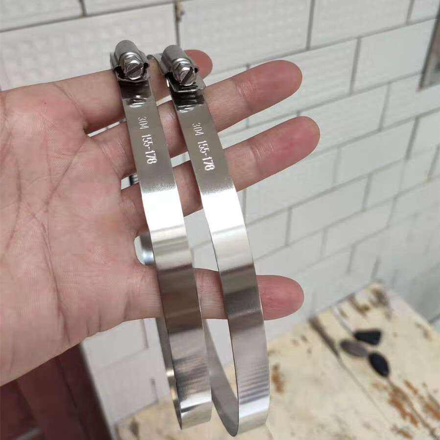 吸油烟机出风管烟管抱箍圈304不锈钢卡箍锁喉卡扣套圈紧箍圈卡环 46