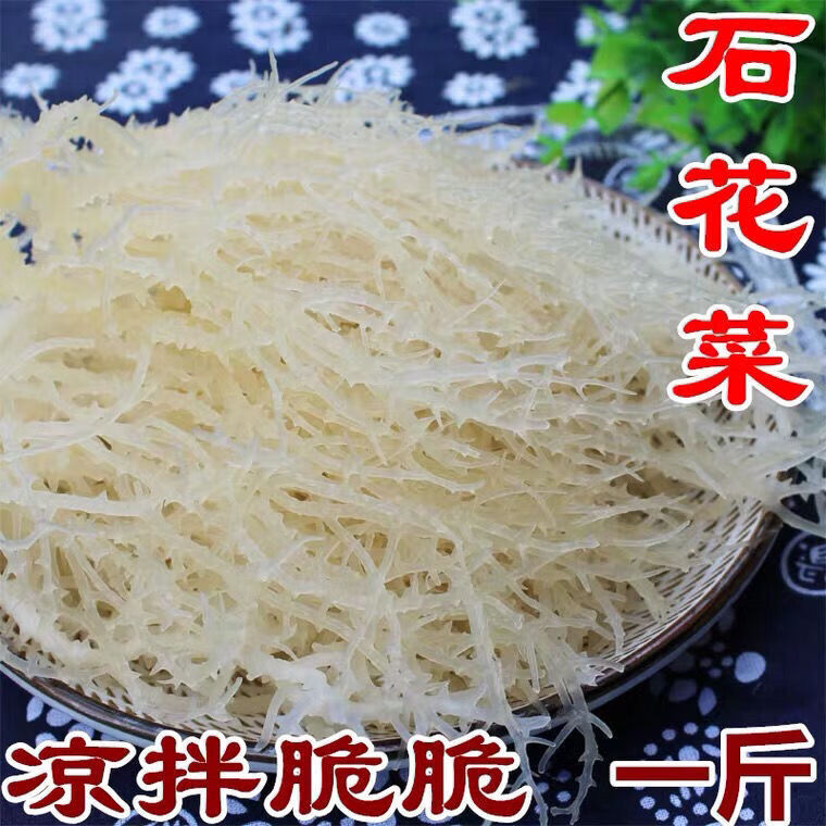 龍鬚菜鮮貨鹽漬石花菜鹿角菜涼拌菜長壽菜麒麟菜龍鬚菜涼拌菜 買二一