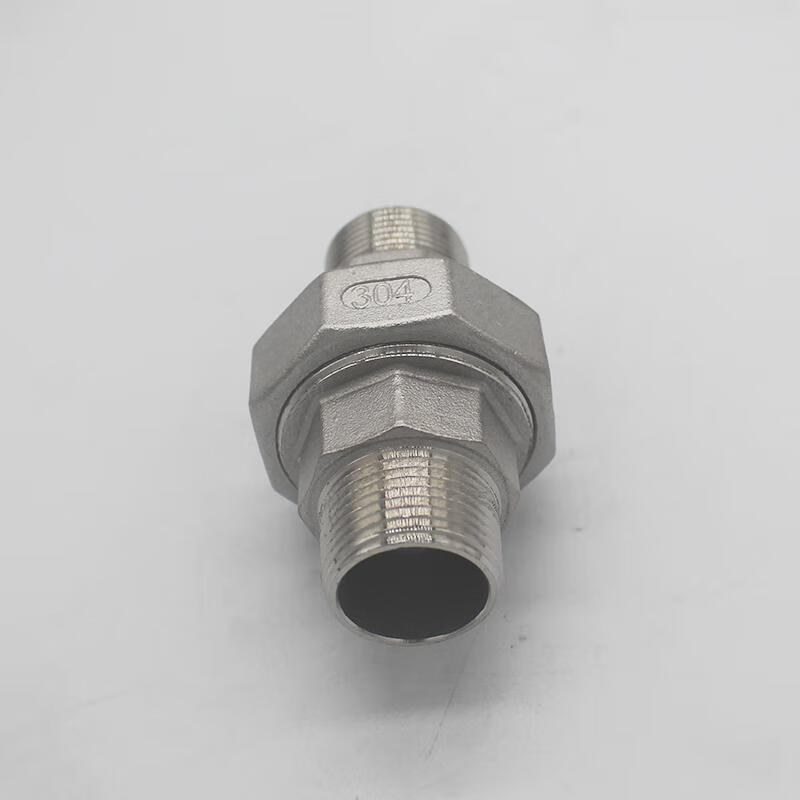 304不锈钢外丝活接内外牙活接头内外螺纹油壬316l油拧活节46分1寸
