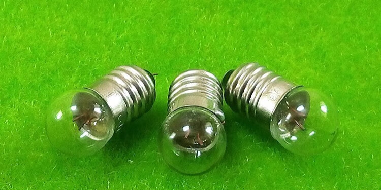 5v2.5v3.8v6v物理电学实验老式手电e10电筒 灯座5个