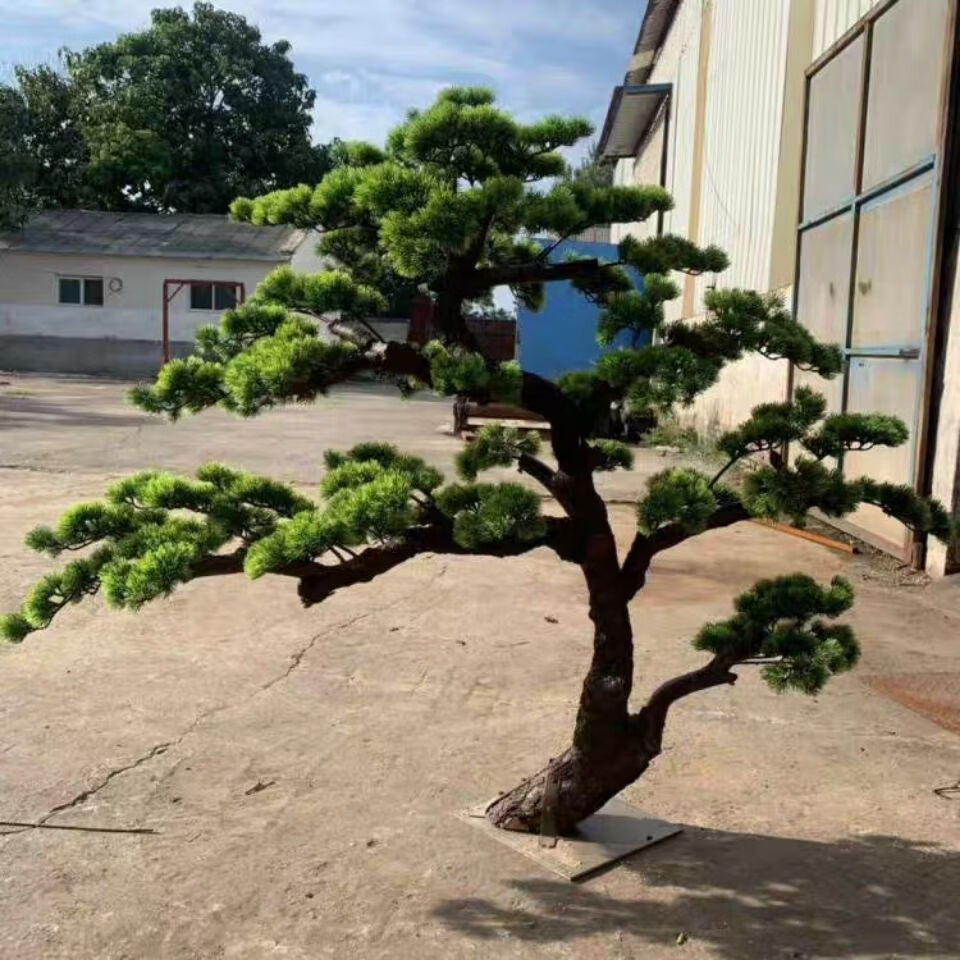 【精品绿植】仿真松树迎客松造型松树假松树商场酒店客厅会所造景室内